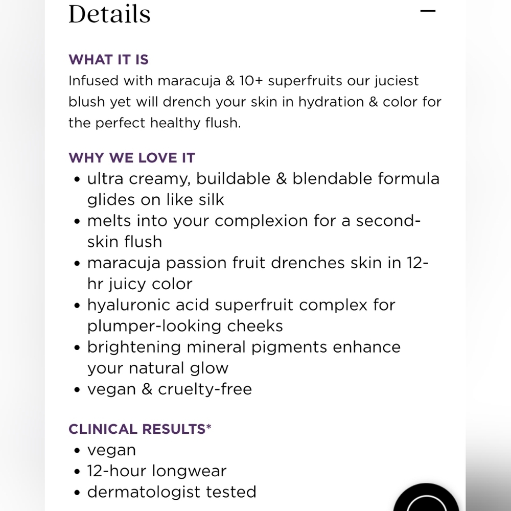 COPY - 5/75$ Tarte maracuja juicy blush (color: coconut) - Picture 11 of 16